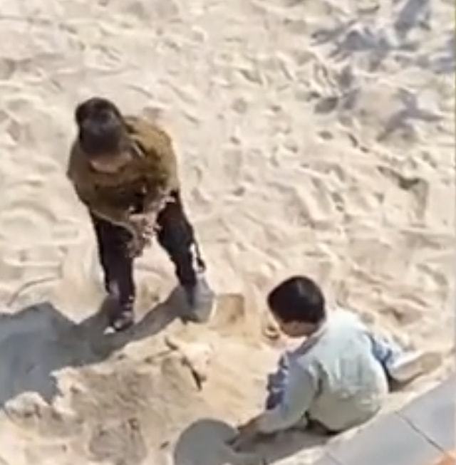 贵州孩子趁爸妈不在把狗埋在沙坑,爸爸崩溃,再晚一步碑都立好了 贵州孩子趁爸妈不在把狗埋在沙坑,爸爸崩溃,再晚一步碑都立好了