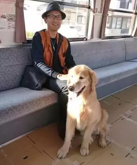 家里小狗也可以搭地铁站，专业为宠物设定的车厢，想进入车内必须掌握下