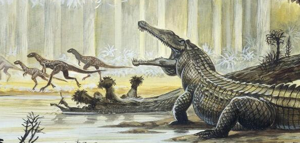 后鳄兽:身长6米,长着霸王龙脑袋和鳄鱼身子!