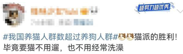 宠物行业白皮书：我国养猫人群数超过养狗人群数