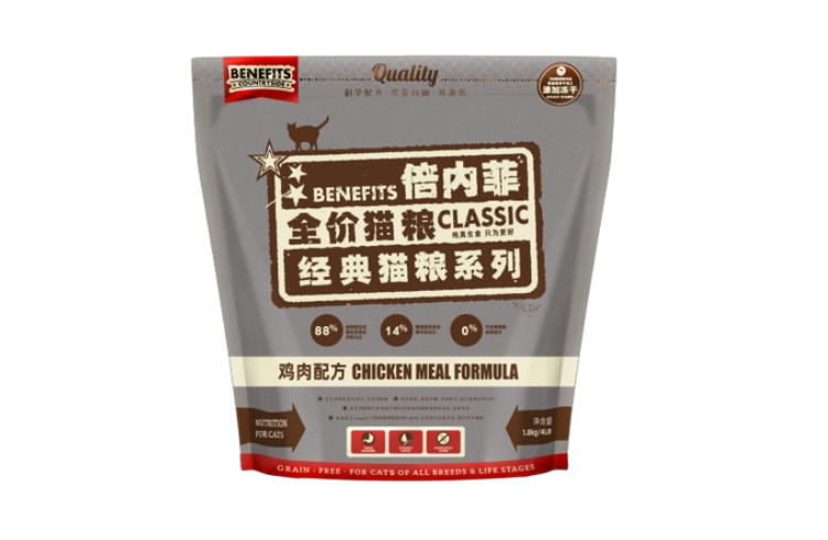 倍内菲猫粮金标和经典区别