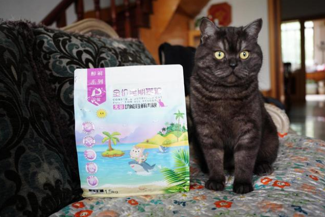 黑球开心得喵喵叫:中鲨醇鲜猫粮和豆腐猫砂使用体验 黑球开心得喵喵叫:中鲨醇鲜猫粮和豆腐猫砂使用体验