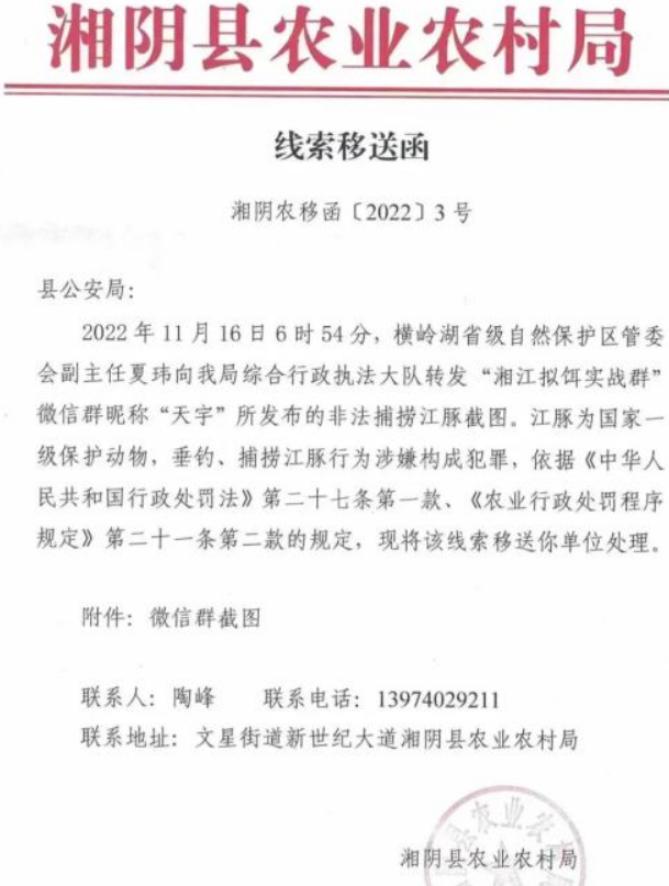 江豚遭遇非法捕捞?最新回应来了 江豚遭遇非法捕捞?最新回应来了