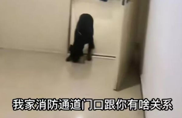 男子制止邻居在消防通道养烈犬，竟被网暴