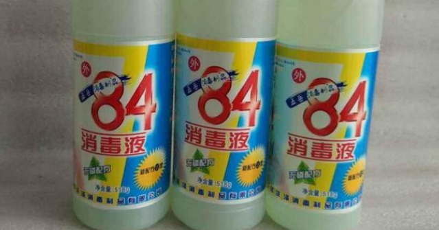 给小狗用84消毒液