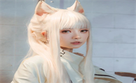 真人长猫耳朵和猫尾巴