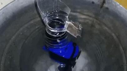 用矿泉水瓶做猫自动喂水器