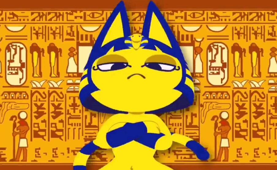 埃及猫和一个男孩的个男动画片