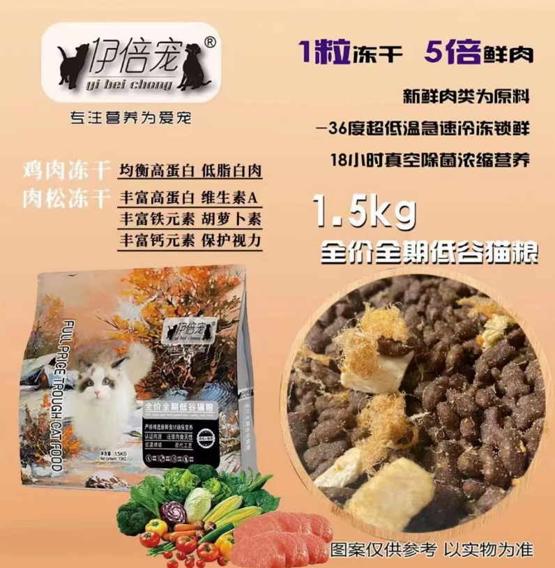 伊倍宠猫粮一款价格亲民的评价猫粮~ 伊倍宠猫粮一款价格亲民的评价猫粮~