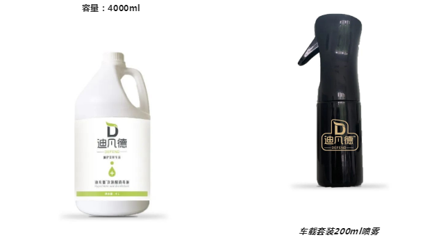 致全体客户:迪凡德次氯酸消毒液使用说明书请查收 致全体客户:迪凡德次氯酸消毒液使用说明书请查收