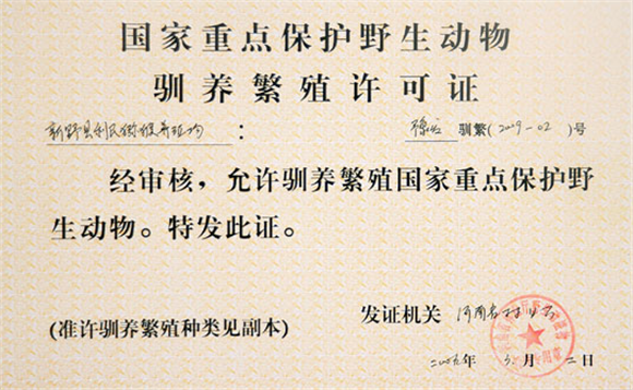 个人驯养繁殖许可证代办