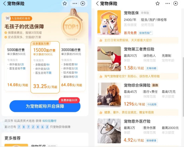 宠物险，收割4000万年轻铲屎官
