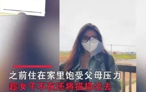 三十岁女子不愿结婚，住家里时父母将她养的宠物猫扔了出去