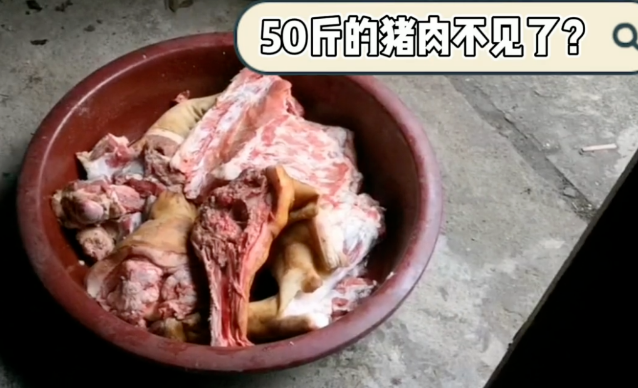 哈士奇给主人叼回50斤猪肉,第二天,警察叔叔找来了 哈士奇给主人叼回50斤猪肉,第二天,警察叔叔找来了