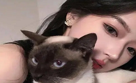 女生发猫的照片啥意思