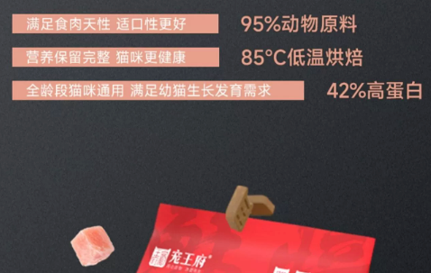 宠王府低温烘焙猫粮，健康营养，让爱宠畅享美味