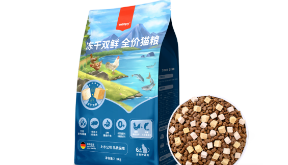 顽皮双鲜猫粮，健康营养，满足挑剔猫主子的味蕾