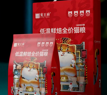 宠王府低温烘焙猫粮：满足猫咪肉食天性，营养丰富