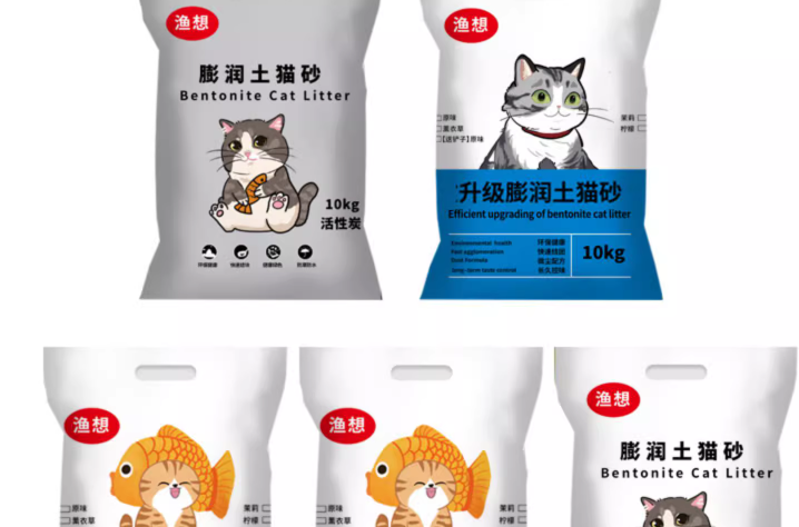 渔想膨润土猫砂，给猫咪最真实的触感