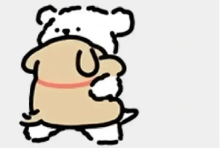 线条小狗背景图片高清 线条小狗背景图片高清
