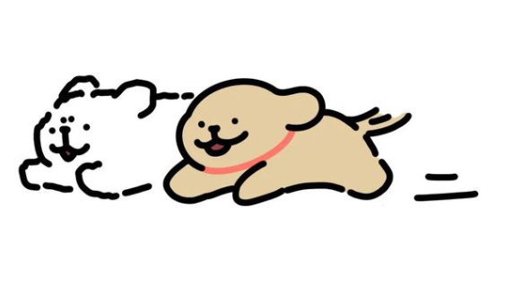线条小狗哪个是公的母的