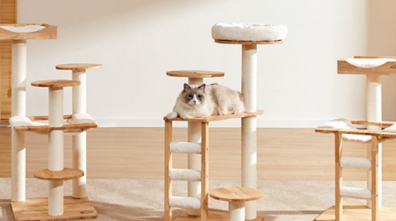兽牌猫爬架:实木高颜值,宠物乐园新选择 兽牌猫爬架:实木高颜值,宠物乐园新选择
