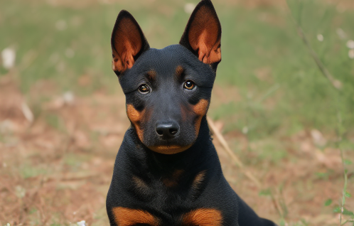 莱州红犬50天长相老照片