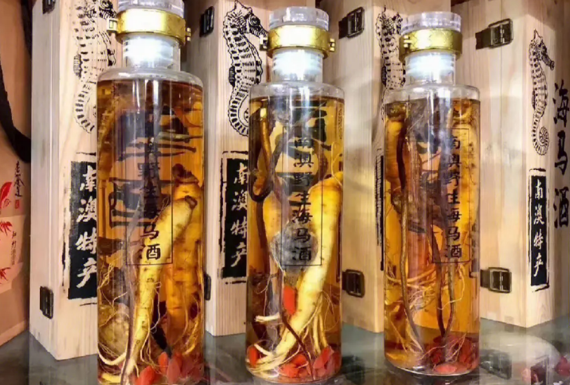 10只海马能泡多少斤白酒