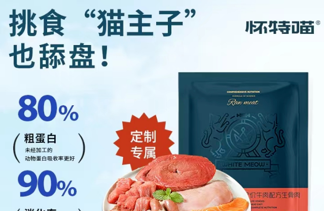 生骨肉品牌怀特喵的由来