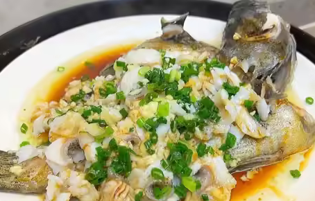 葱油石斑鱼的做法