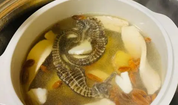 海马一公一母煲汤长高