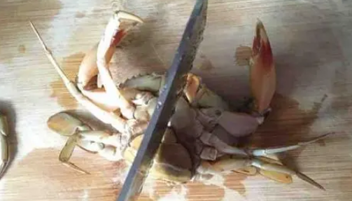 大闸蟹怎么切
