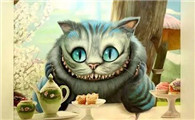 柴郡猫的露齿笑