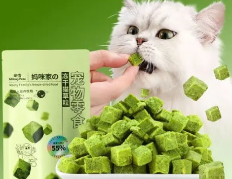 MamyPets猫草粒鸡肉冻干：给猫咪健康与幸福