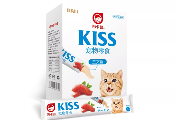 阿卡强猫条kiss综合营养猫舔条，猫咪的美味零食