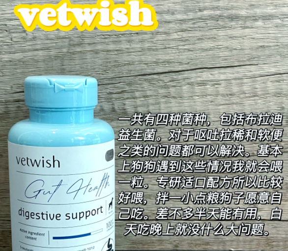 Vetwish 宠物益生菌，宠物肠道健康的忠诚卫士