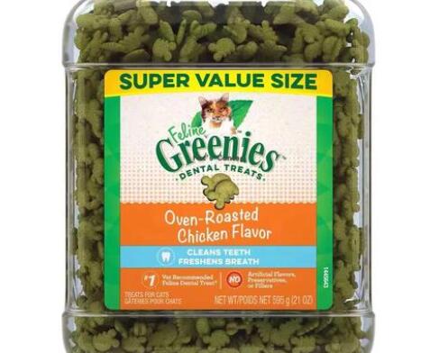 绿的Greenies猫零食适口性怎么样 绿的Greenies猫零食适口性怎么样