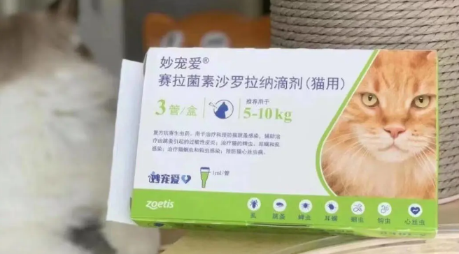 一次起效持久防护，妙宠爱猫驱虫药要常备！