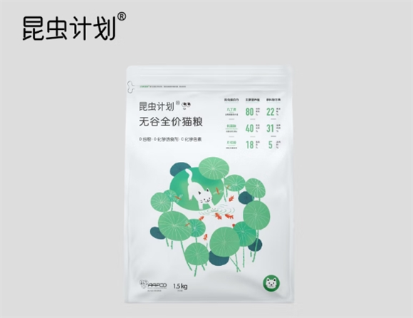 昆虫计划猫粮配料表 昆虫计划猫粮配料表