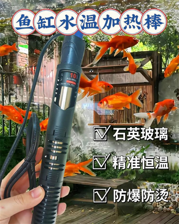 选择鱼皇子加热棒，鱼皇为水族宠物健康助力