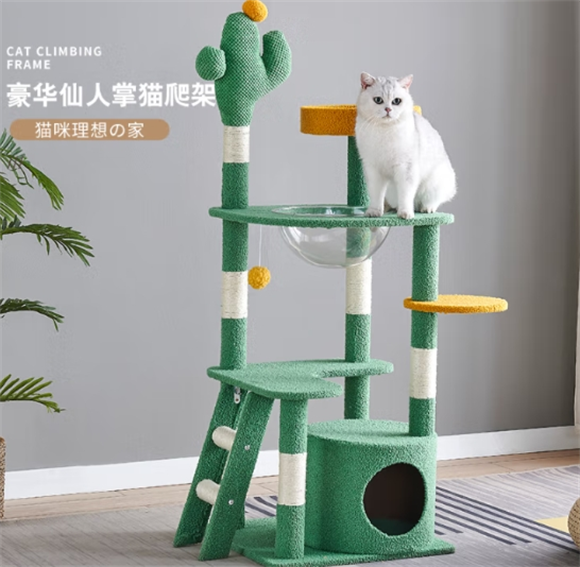 唐米吉吉猫爬架，家居美学的点睛之笔
