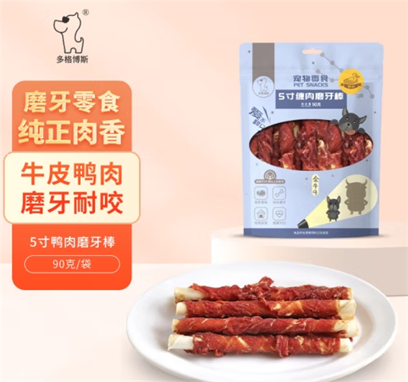 多格博斯鸭胸肉干：解码狗狗进食行为的 “肉香经济学”