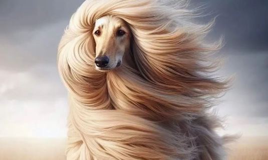 阿富汗猎犬：犬中贵族的优雅与神秘！