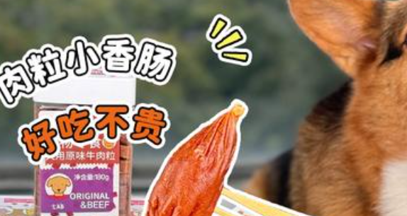 益和宠物零食狗零食牛肉粒，助力狗狗健康成长