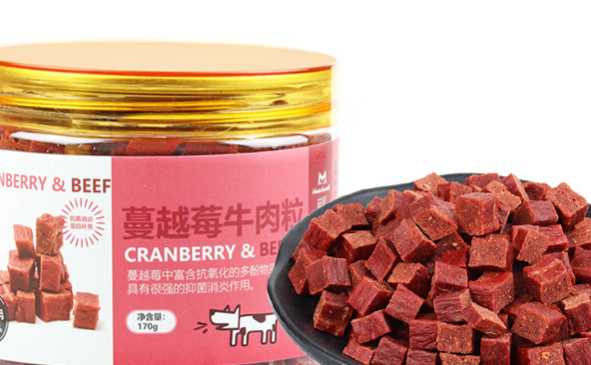 益和宠物牛肉粒，爱犬零食新选择