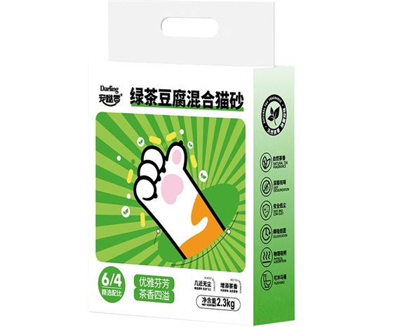 天然绿茶加持!宠哒零猫砂给猫咪健康呵护 天然绿茶加持!宠哒零猫砂给猫咪健康呵护