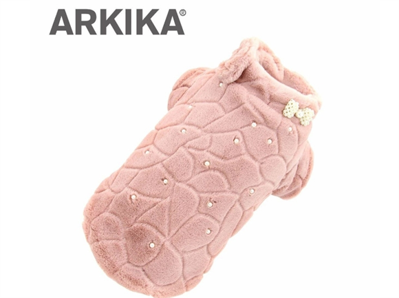 披一件绒衣，暖一个冬天！ARKIKA珍珠皲裂纹绒大衣
