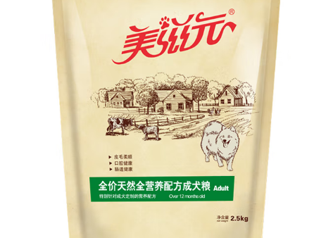 美滋元成犬狗粮:低敏配方,守护成年犬肠道健康 美滋元成犬狗粮:低敏配方,守护成年犬肠道健康
