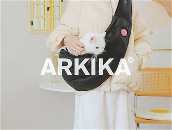 奶油的新胸背 arkika太好看了吧