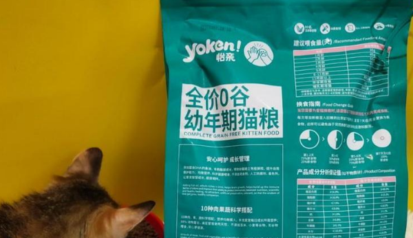 宝藏猫粮推荐！怡亲0谷猫粮！